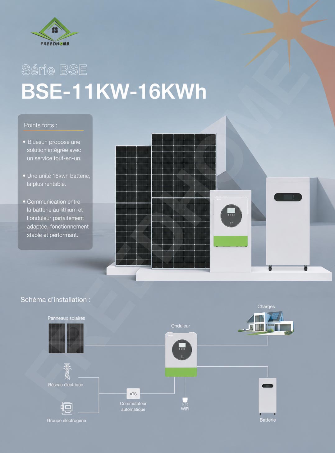 Destockage NC - Kit solaire BSE