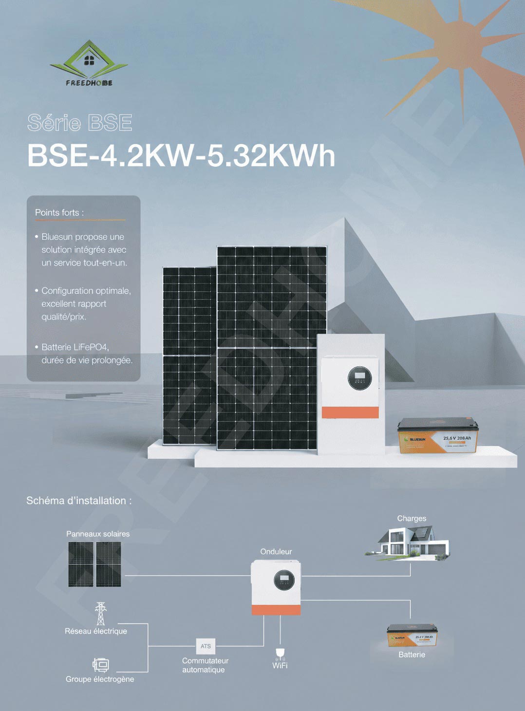 Destockage NC - Kit solaire BSE