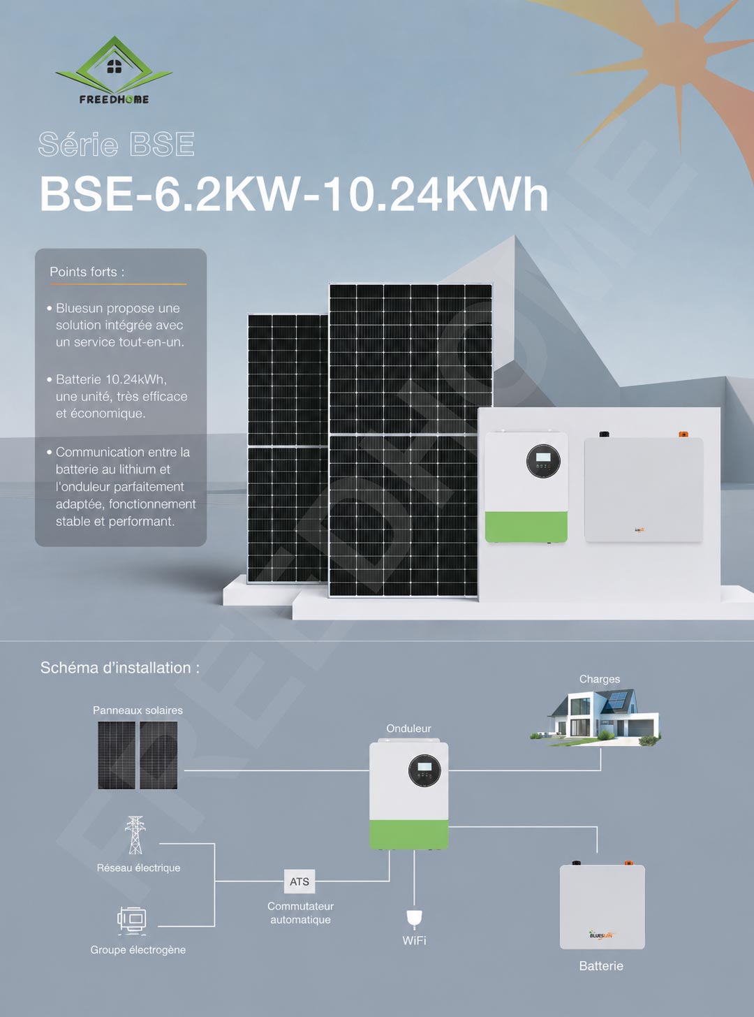 Destockage NC - Kit solaire BSE